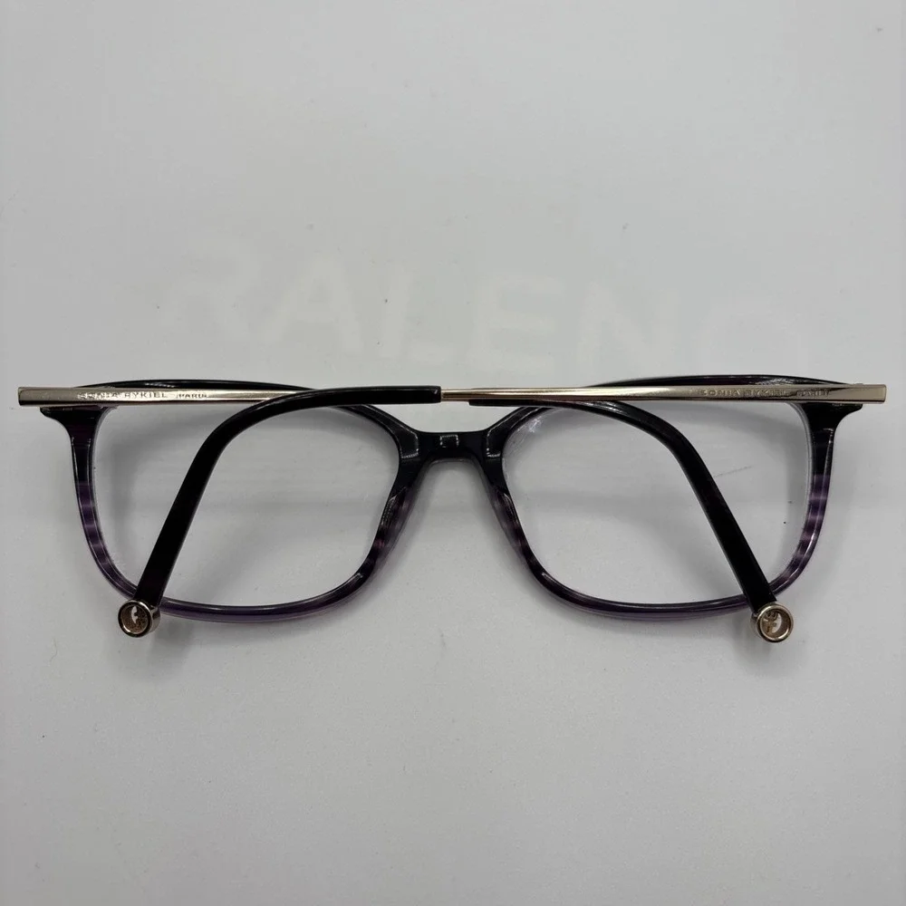 SONIA RYKIEL Eyeglasses SR7365 C03 Purple Frames 52 [] 17 135 Flex Hinges #D116